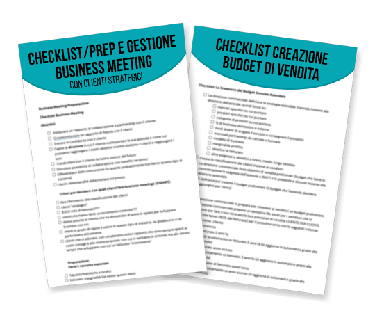 budget di vendita aziendale